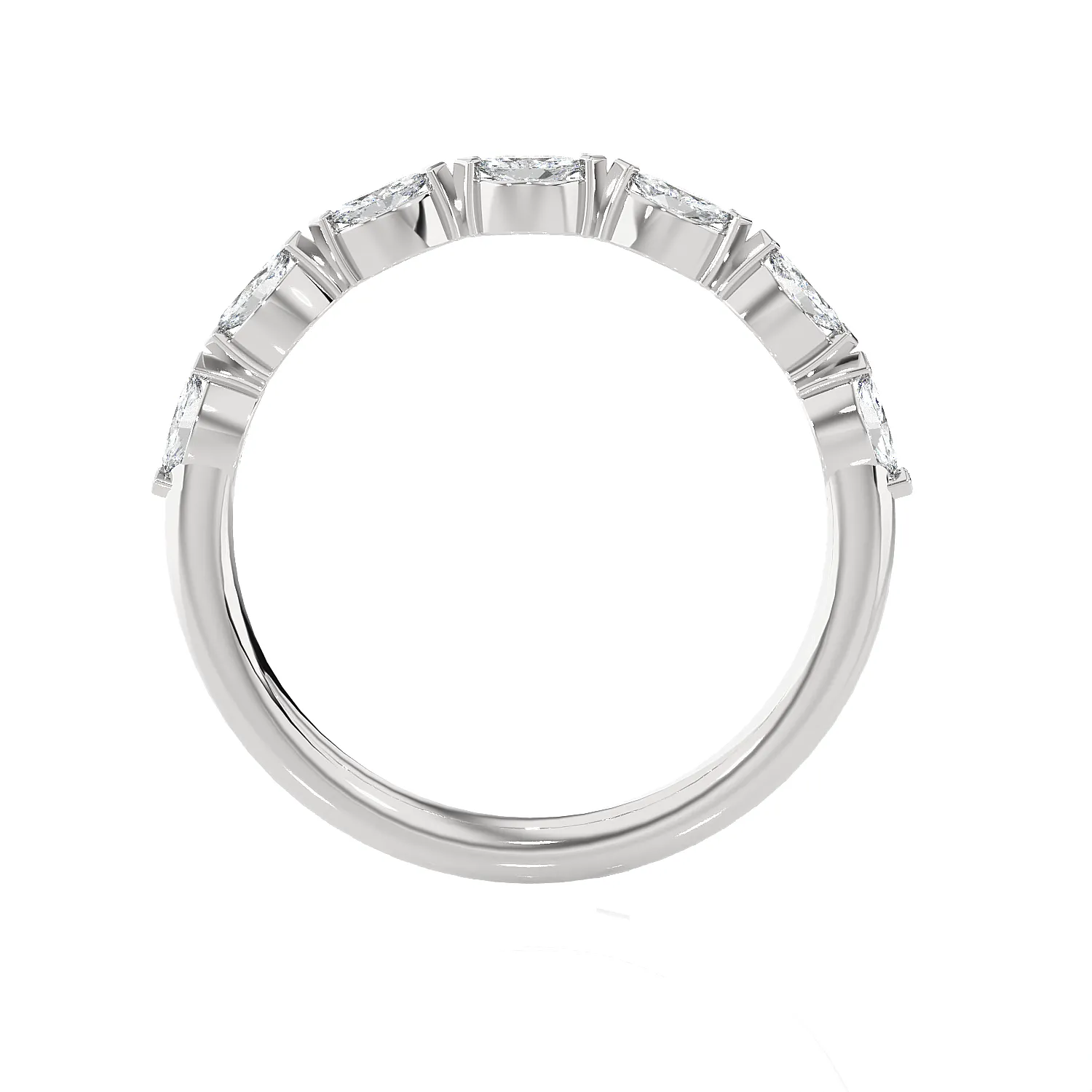 1/2 ctw Marquise Lab Grown Diamond Anniversary Ring