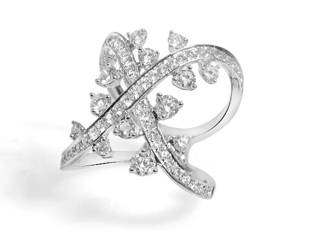 1.26ctw Diamond Fancy Cocktail Ring