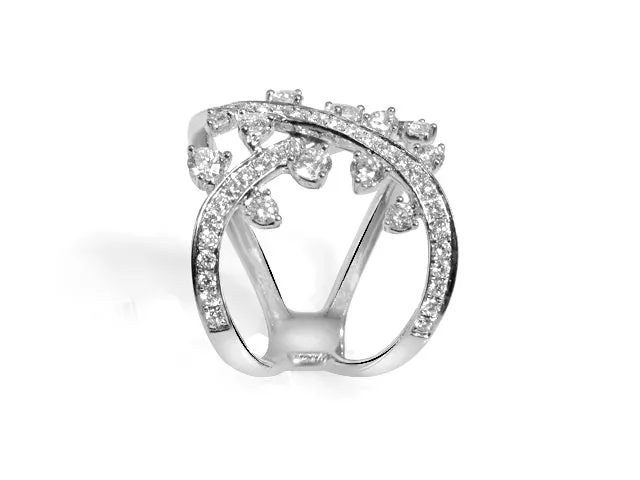 1.26ctw Diamond Fancy Cocktail Ring