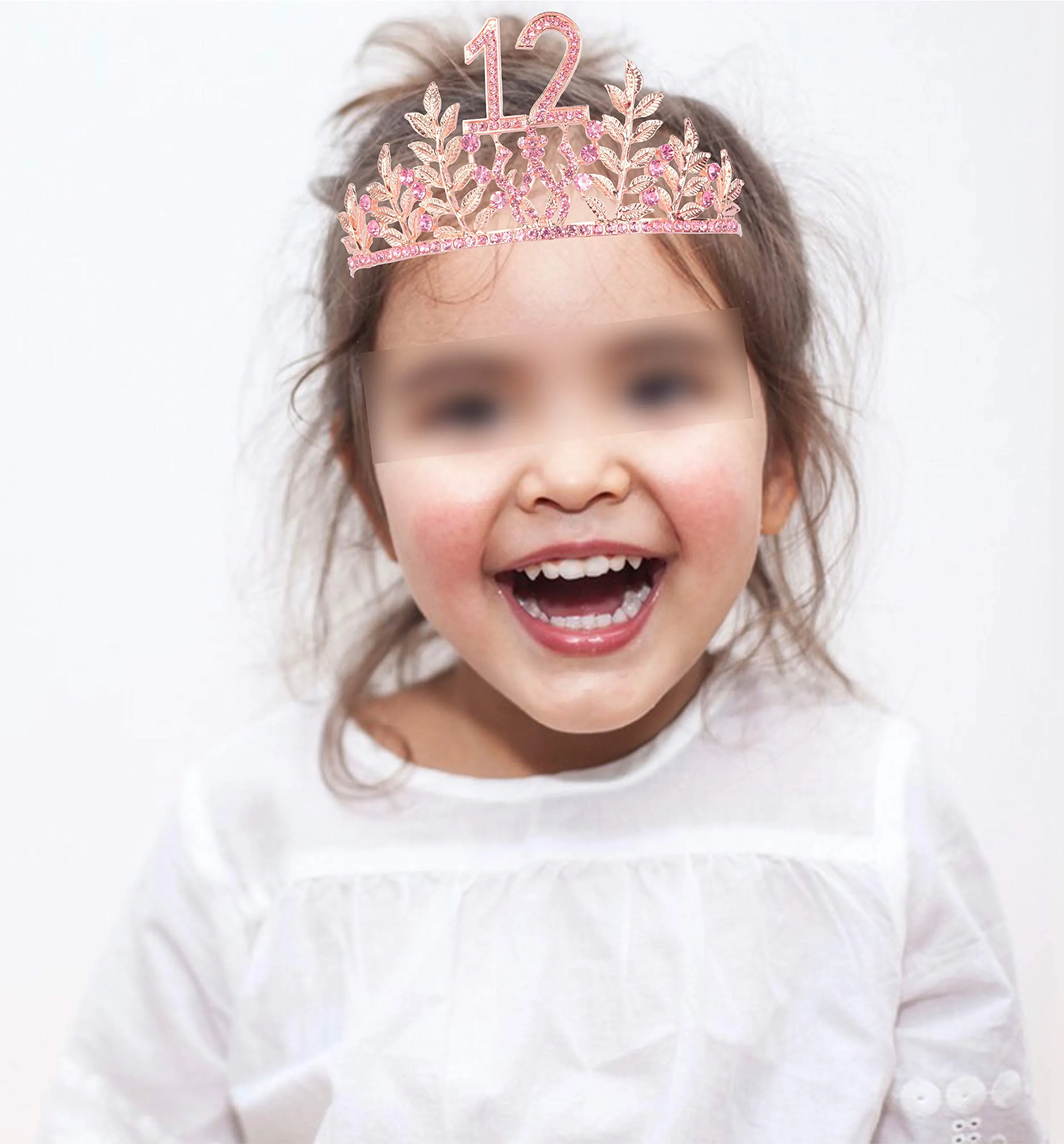 12th Birthday Gifts for Girls, 12th Birthday Tiara and Sash, 12 Fabulous Sash and Crystal