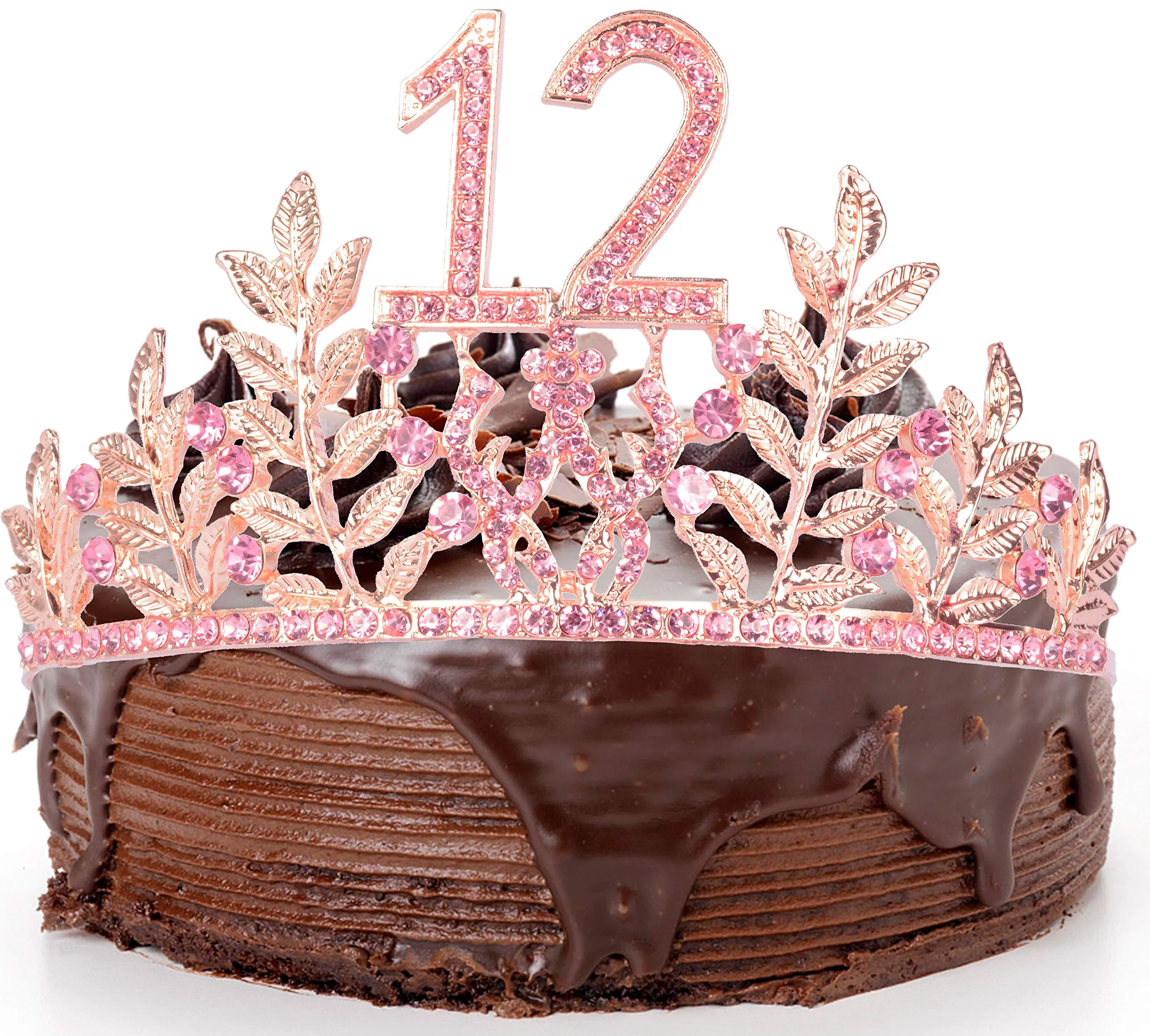 12th Birthday Gifts for Girls, 12th Birthday Tiara and Sash, 12 Fabulous Sash and Crystal