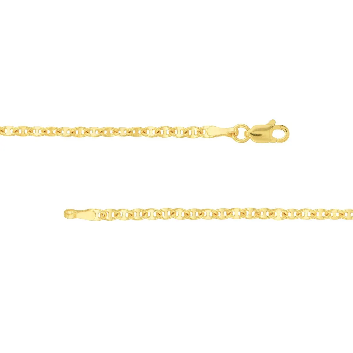 14K Gold Anchor Chain Anklet