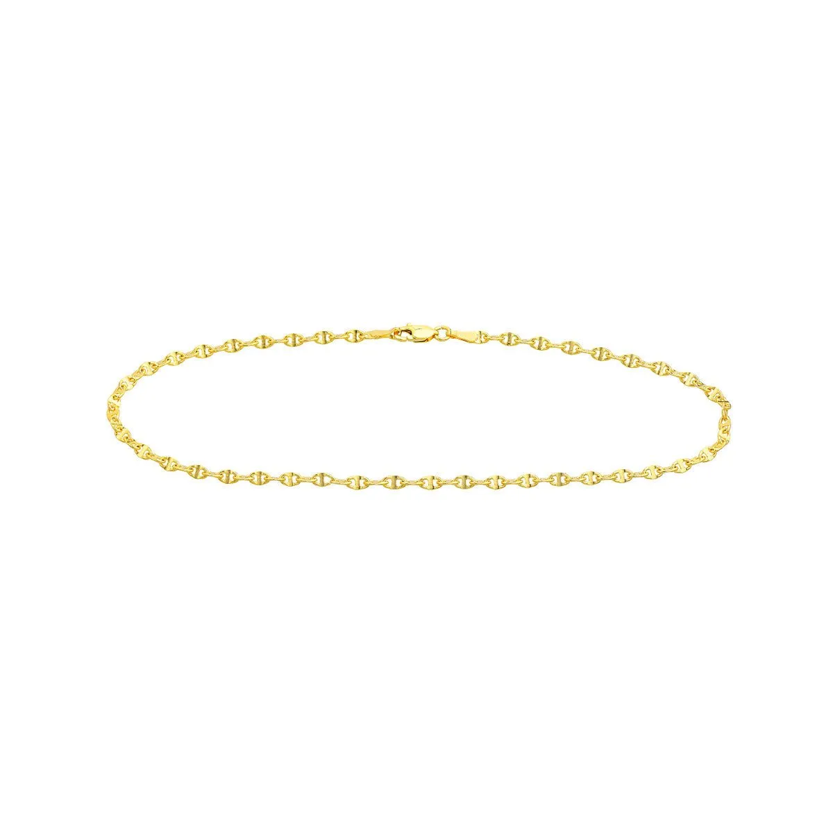 14K Gold Anchor Chain Anklet