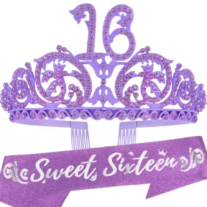 16th Birthday, 16th Birthday Gifts for Girls, 16th Birthday Crown, 16th Birthday