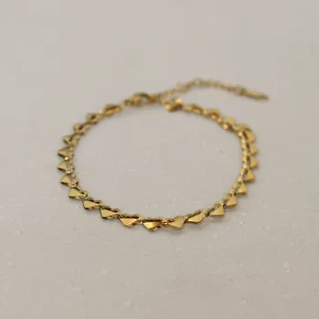 18k Golld-Filled Heart Anklet - Anklets For Women - Gold Anklet - Nora Anklet