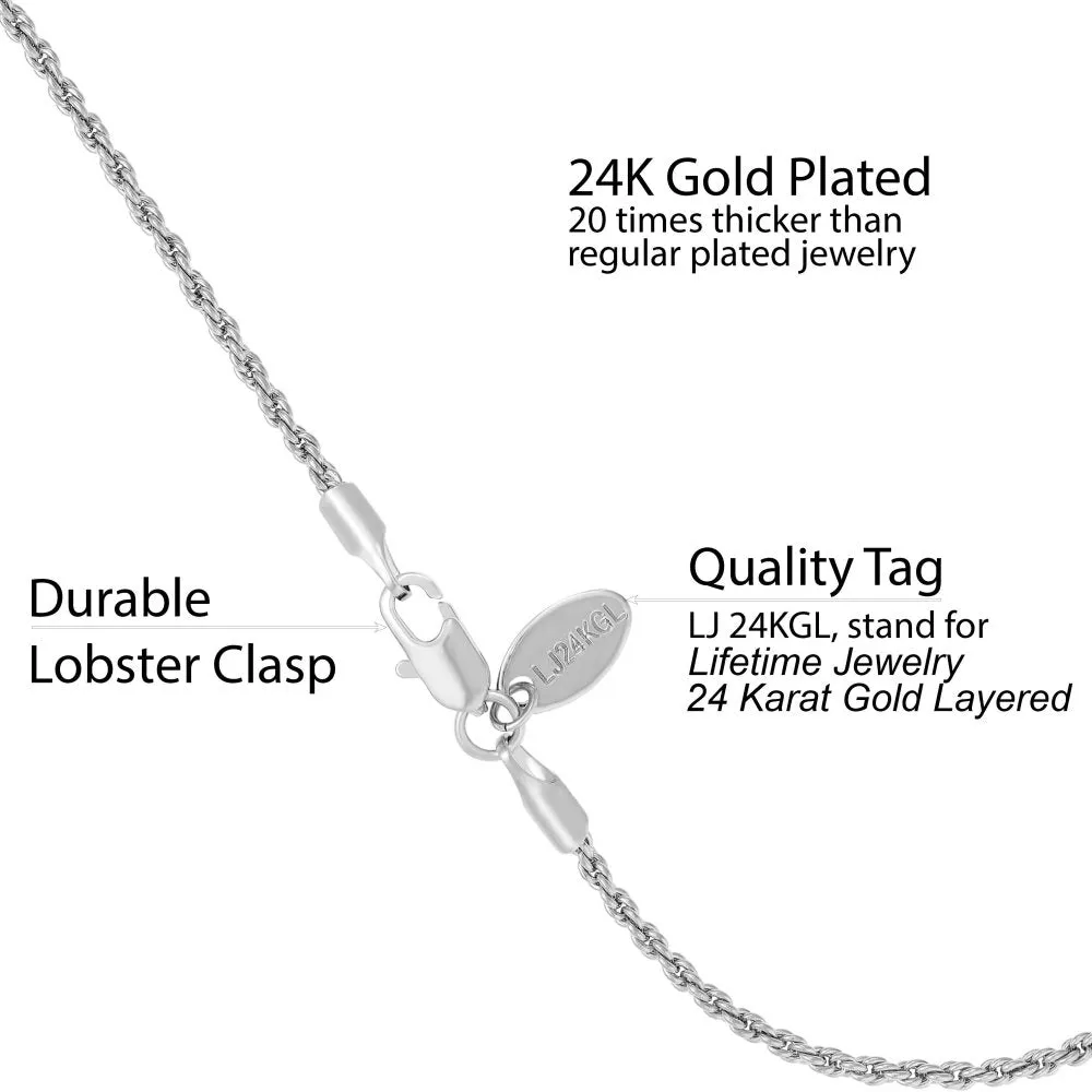 1mm Rope Chain Anklet