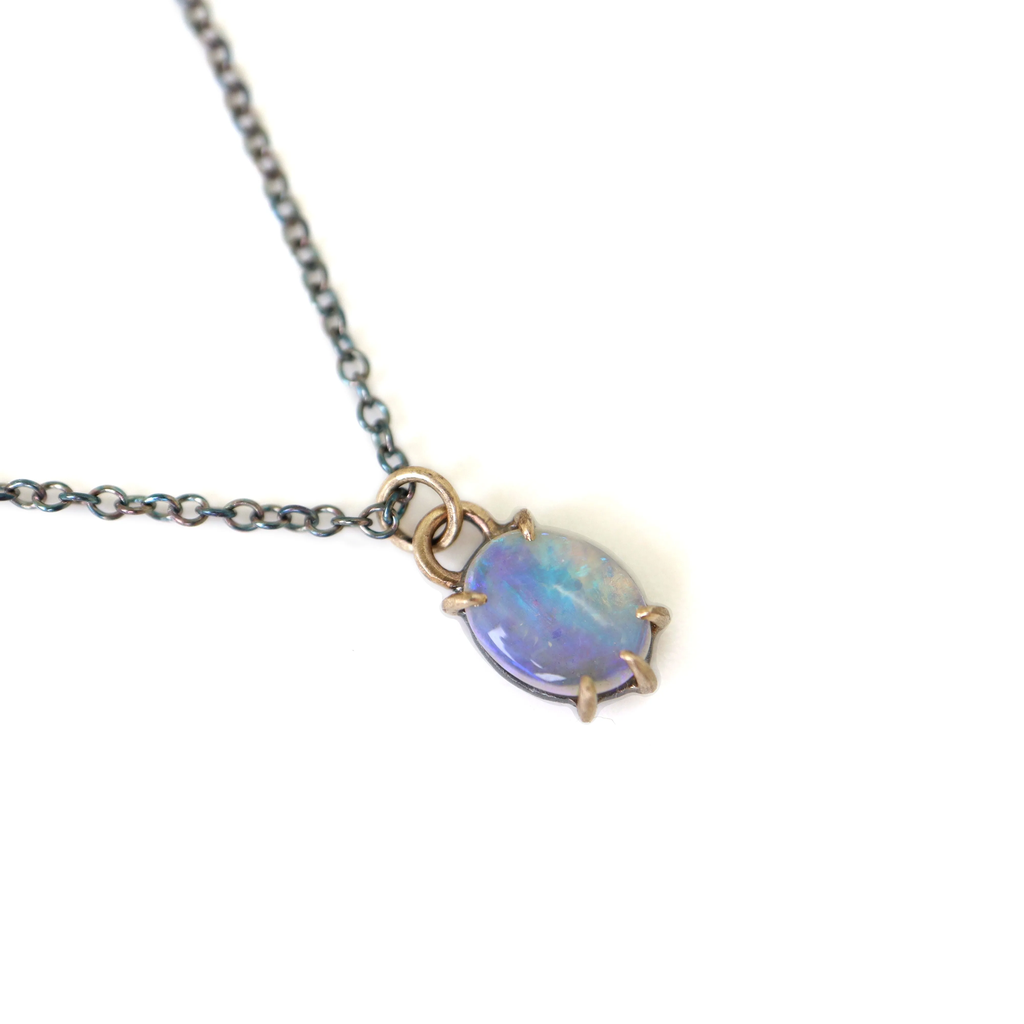 Andromeda's Orbit Opal Vanity Necklace