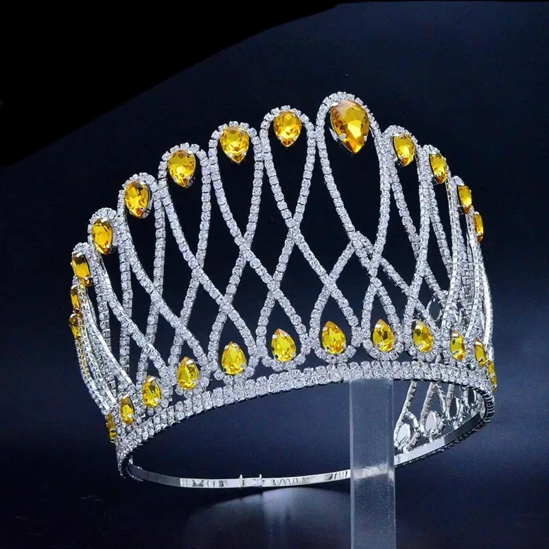 Austrian Rhinestones Crystal Pageant Crowns Tiara