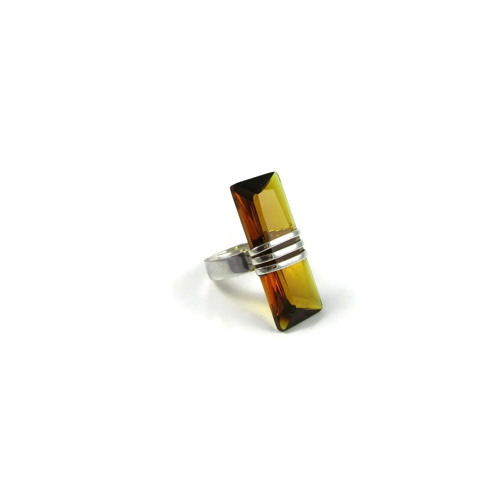 Baguette Cocktail Ring