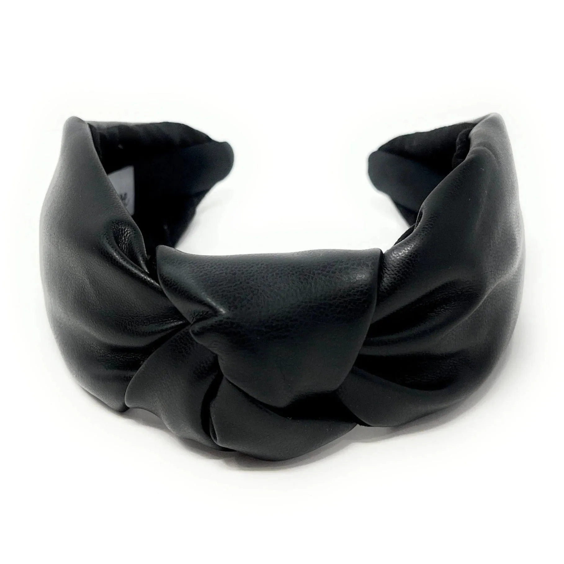 Black Vegan Knot Headband