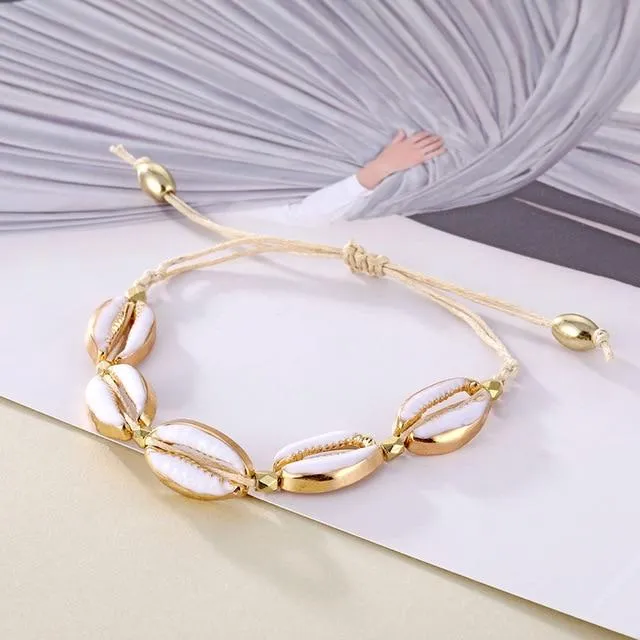 Bohemian Shells Anklet For Women Delicate Shell Anklet Beach Anklet