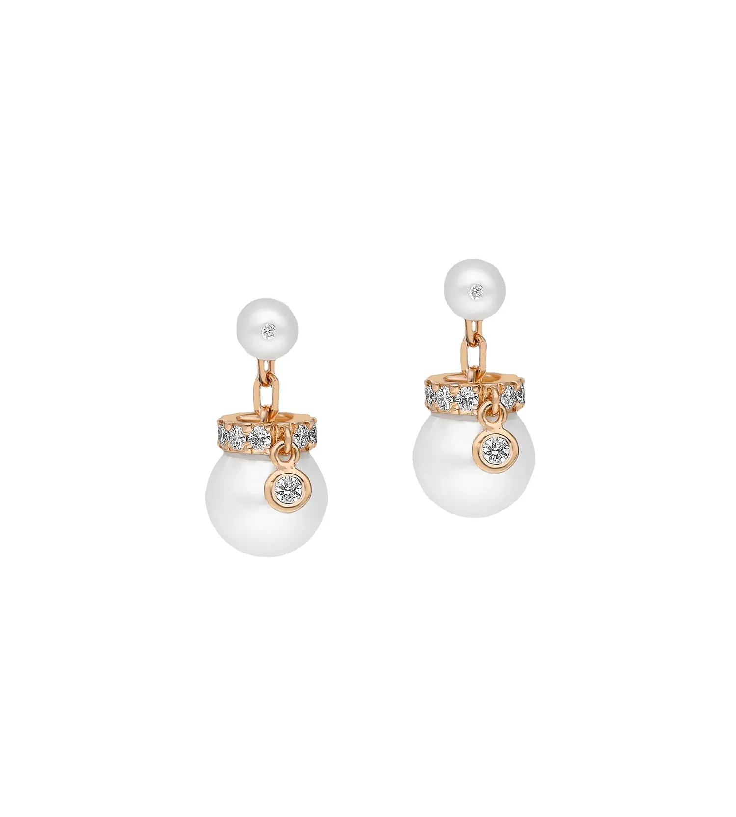 Bonbon pearl earrings