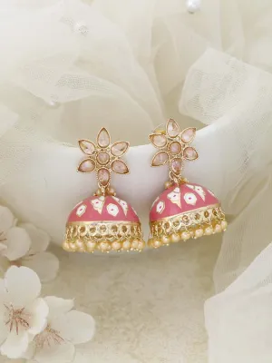 Coral Kolar Jhumkis