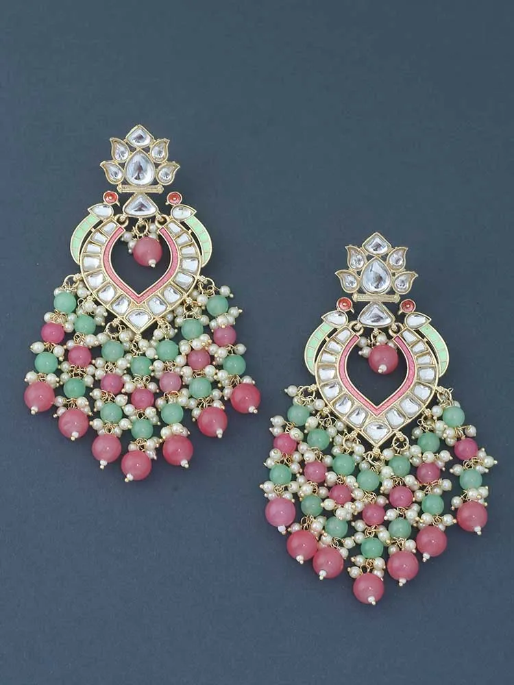 Coral Simrat Earrings