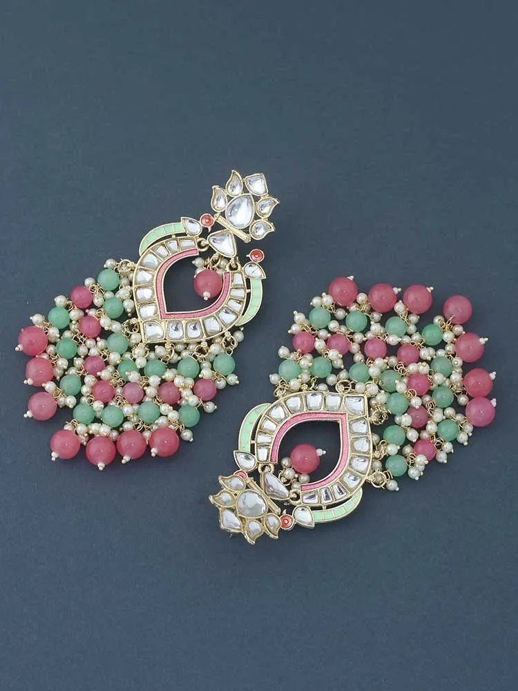 Coral Simrat Earrings