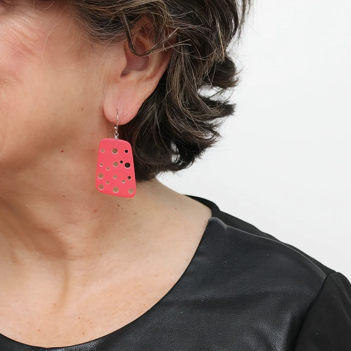 Coral Tanya Earrings