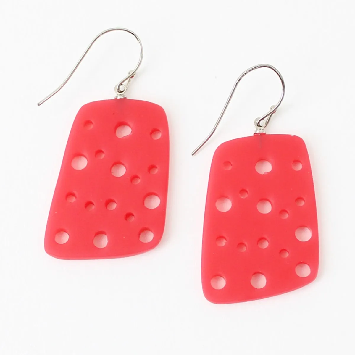 Coral Tanya Earrings