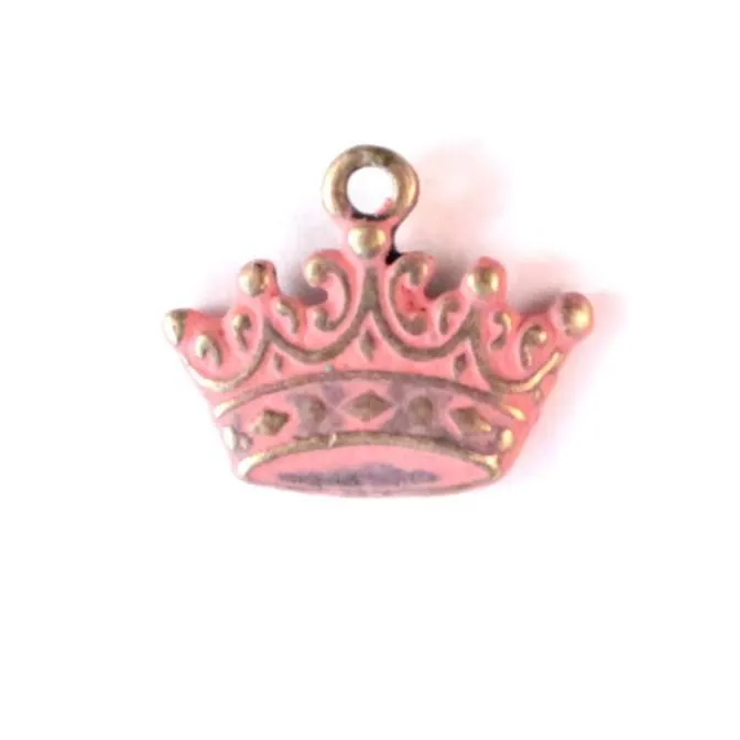 Crown Charm Bracelet, Necklace, or Charm Only