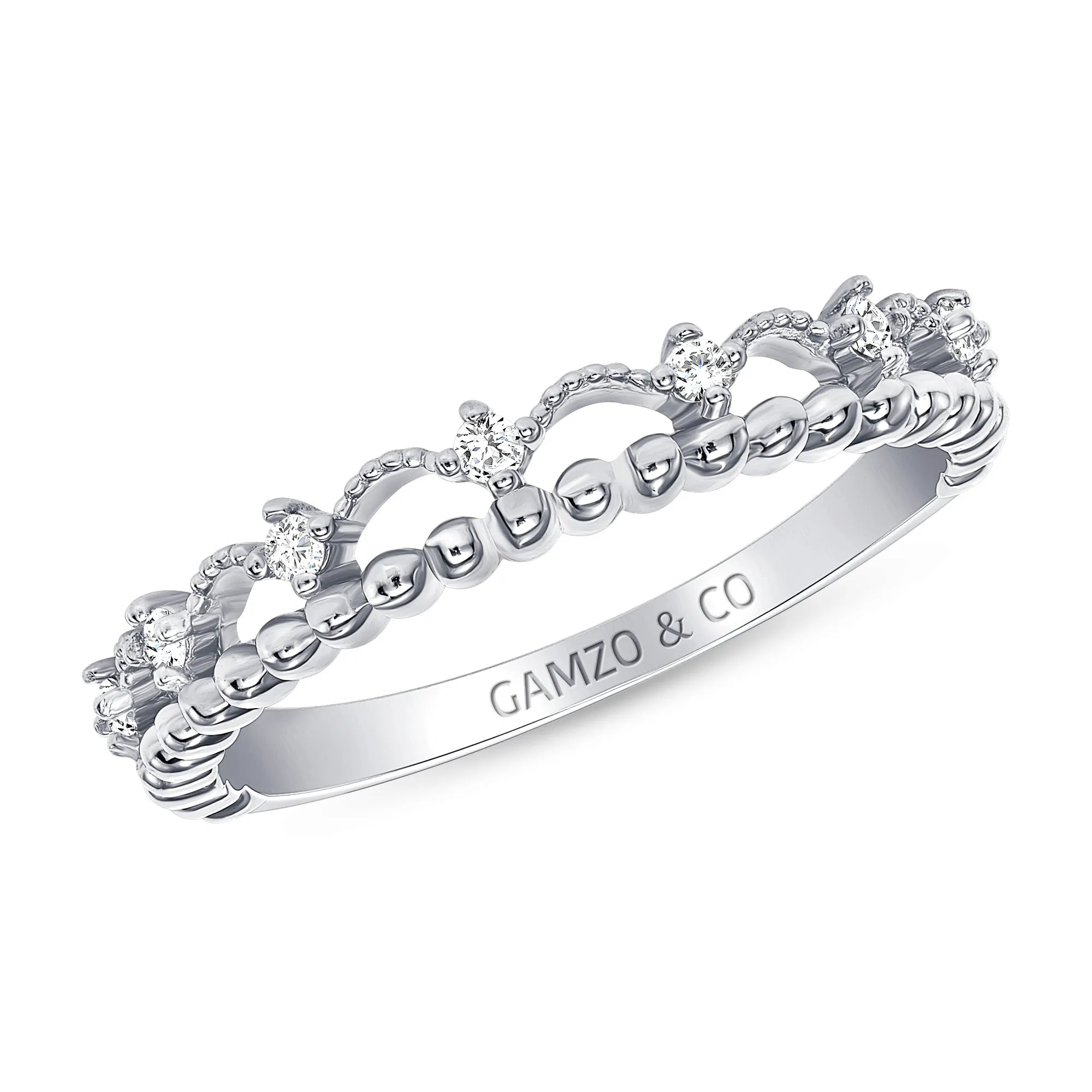 Crown Ring, Stackable Rings