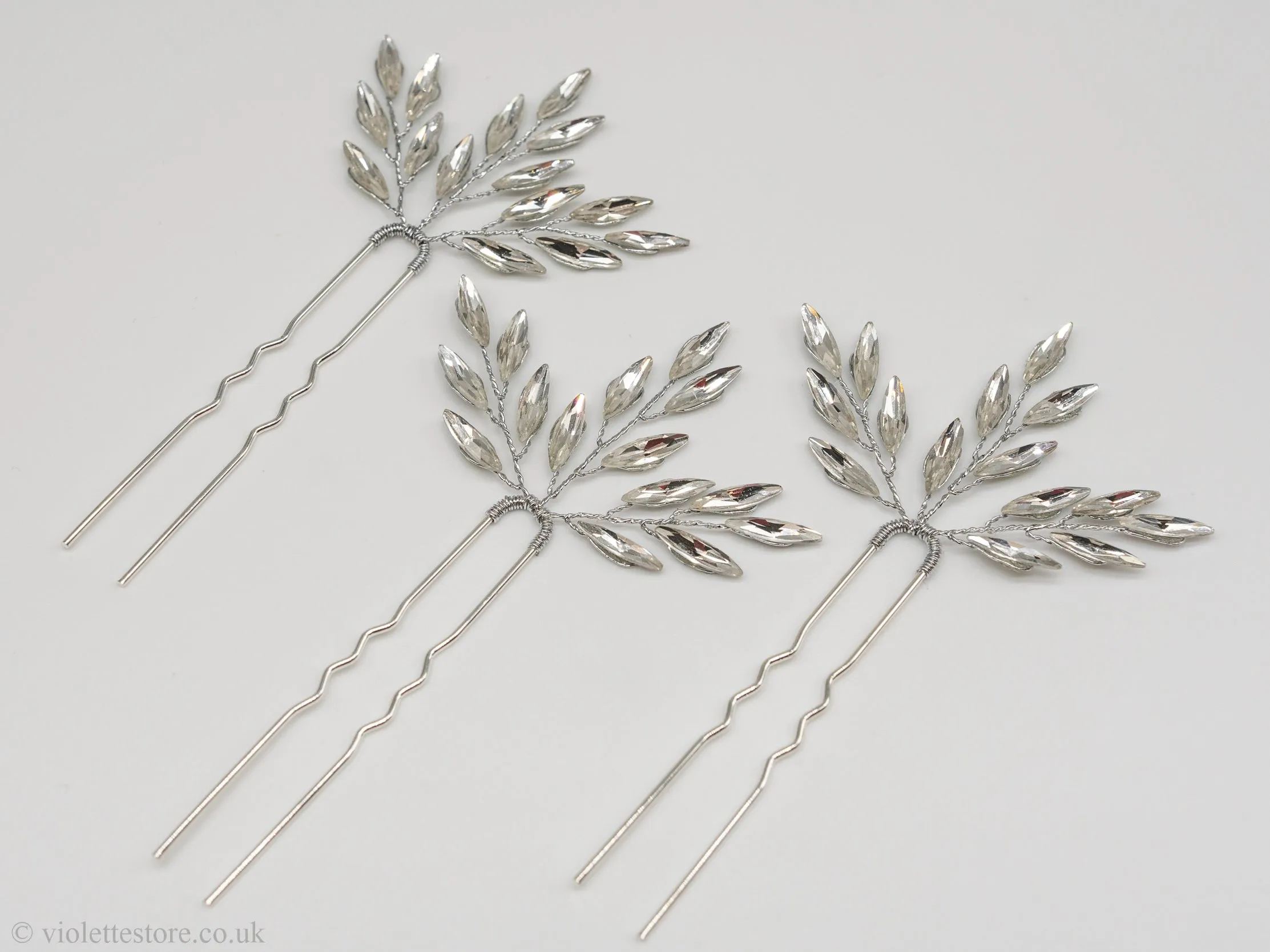 Crystal Hair Pins for Bridesmaids