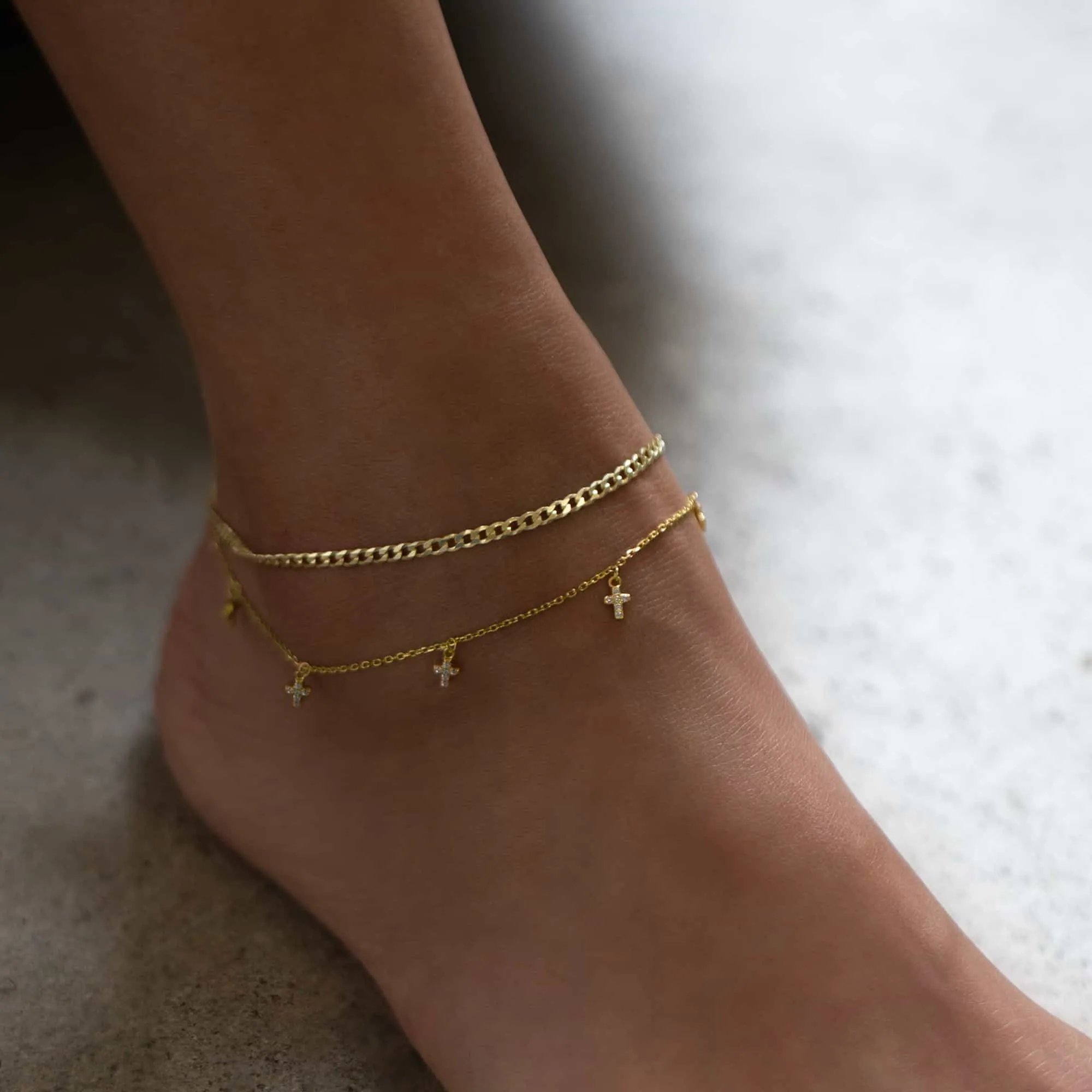 Cuban Curb Chain Anklet