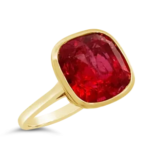 Cushion Spinel Ring