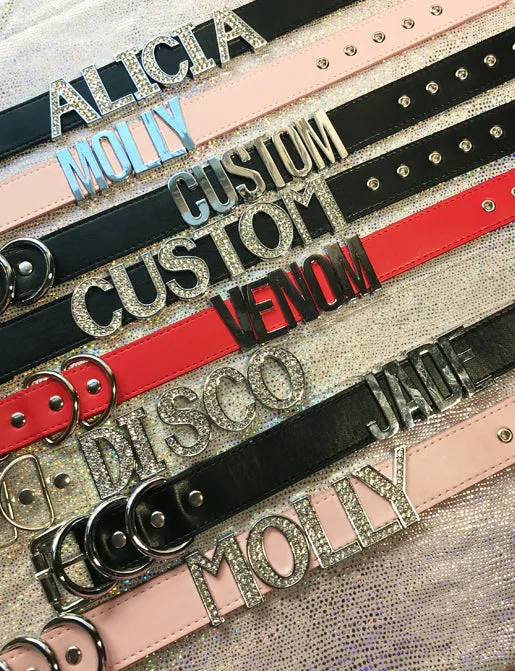 CUSTOM CHOKER *YOUR NAME/WORD/ETC* - Thick Size