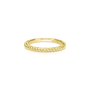 Dainty Stackable Rope Design Ring