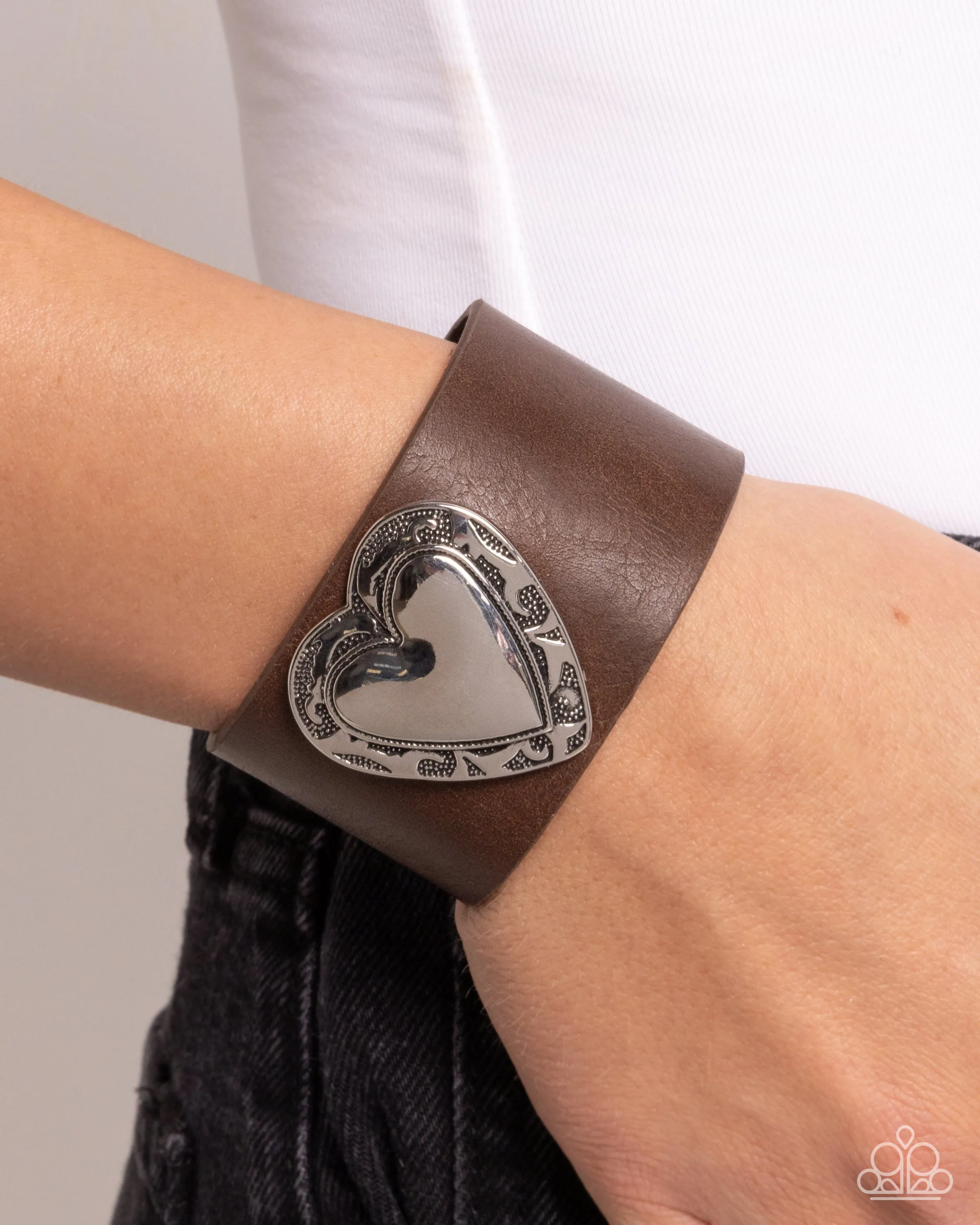 Decorated Debut - Brown Bracelet