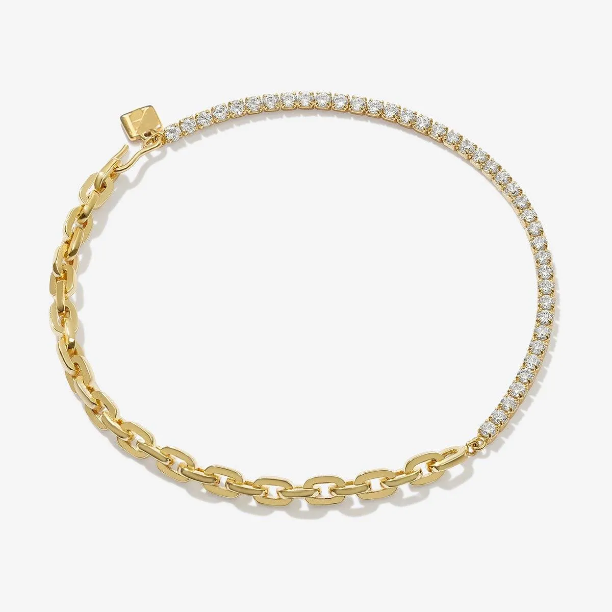 Deveyn crystal anklet