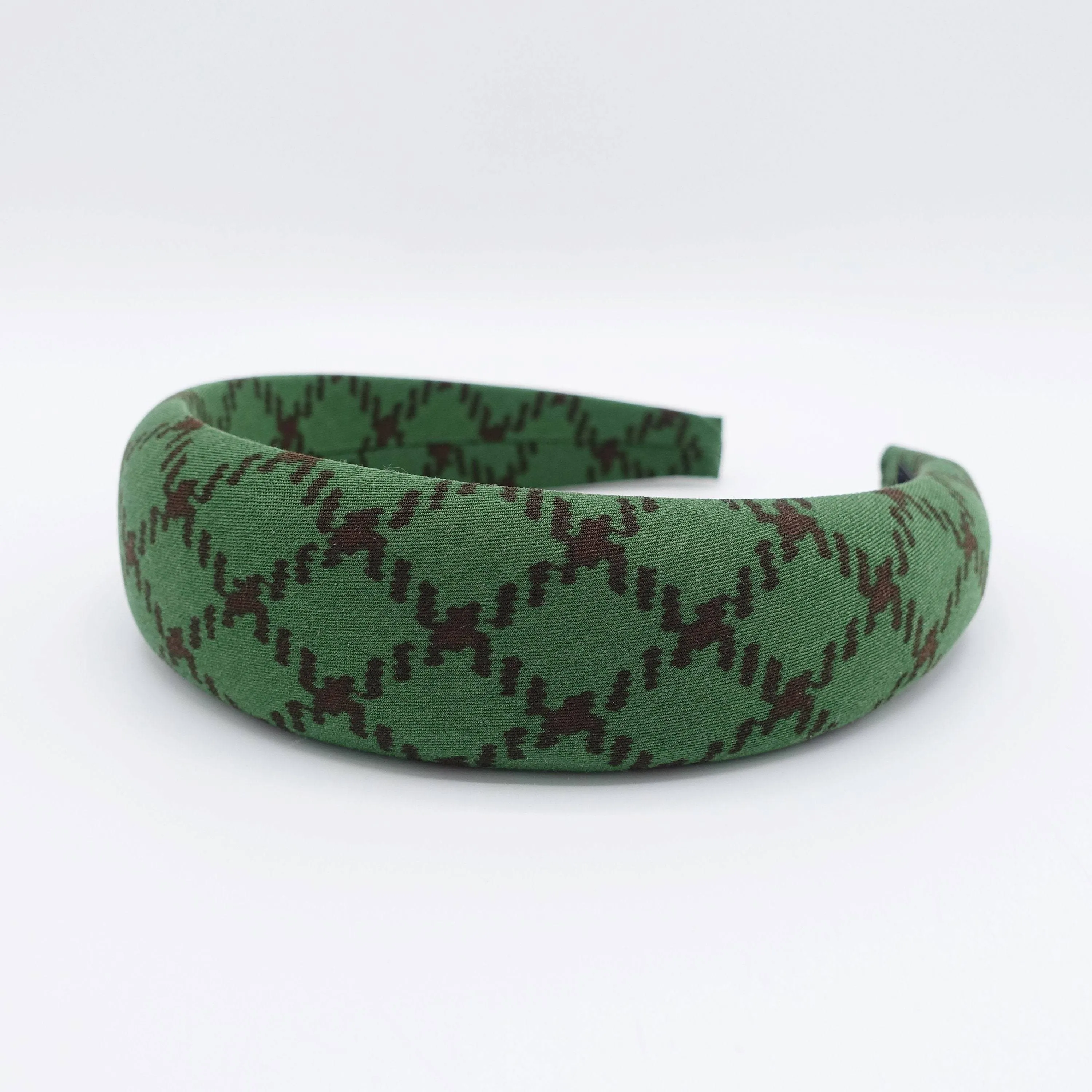 diamond pattern padded headband