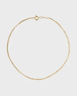 Double Chain Anklet