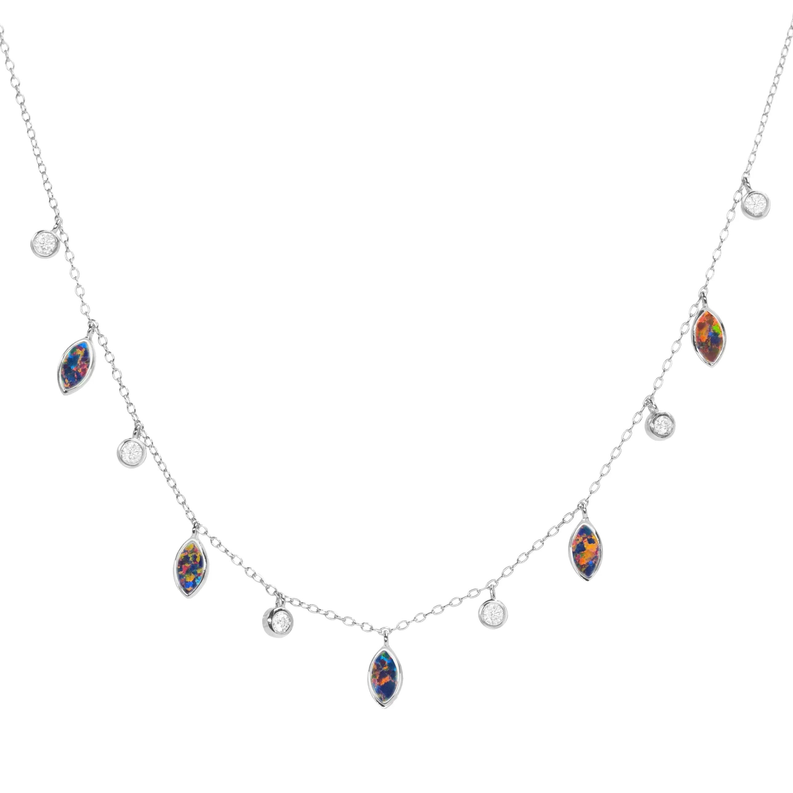 Drops of Spring Opal Necklace