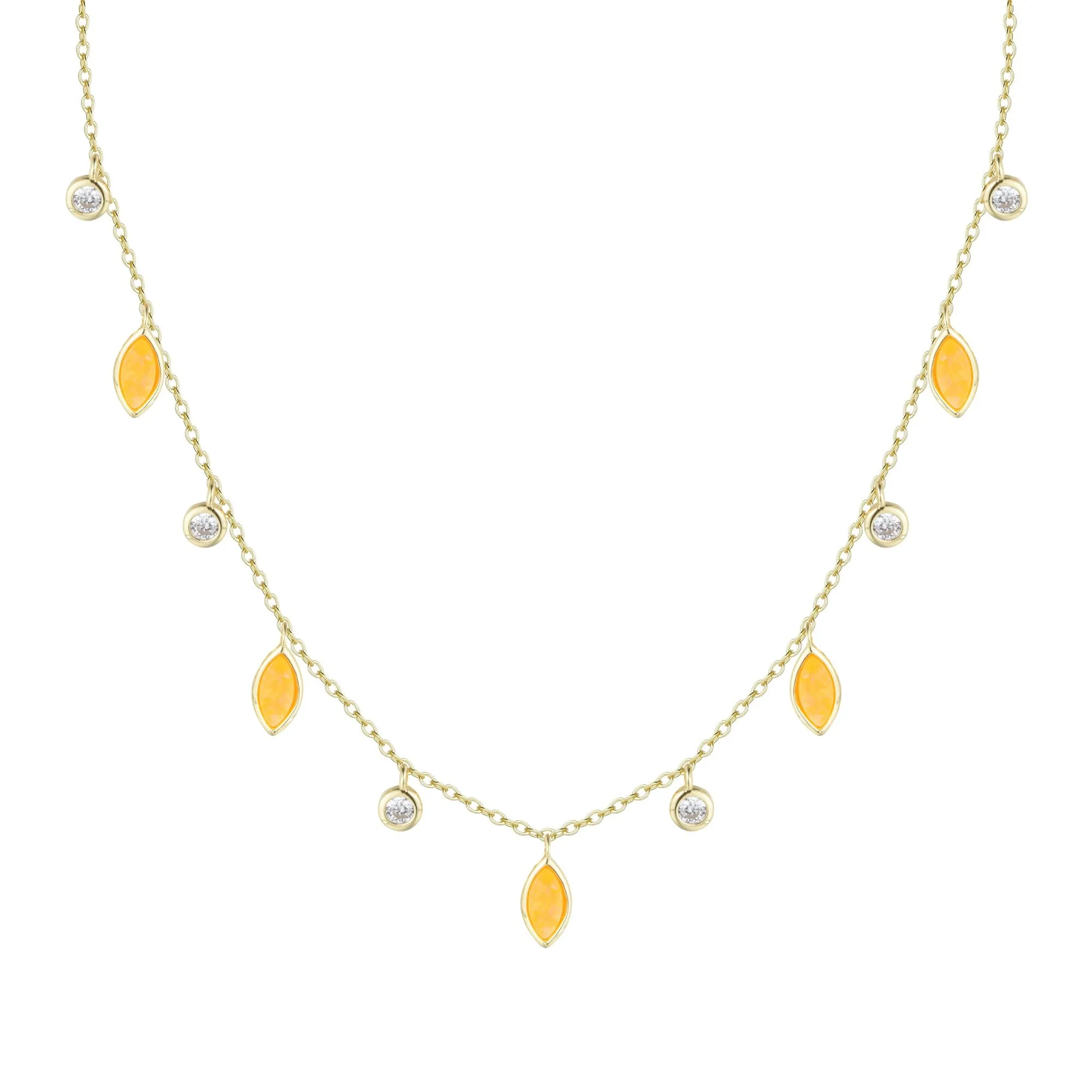 Drops of Spring Opal Necklace