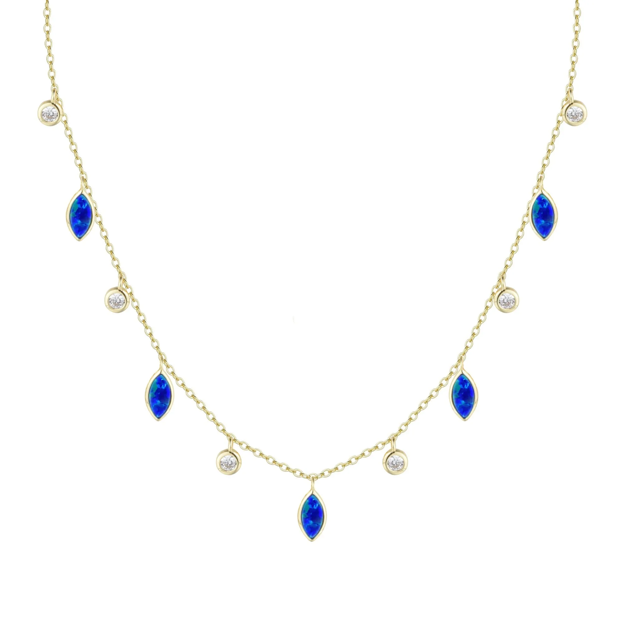 Drops of Spring Opal Necklace