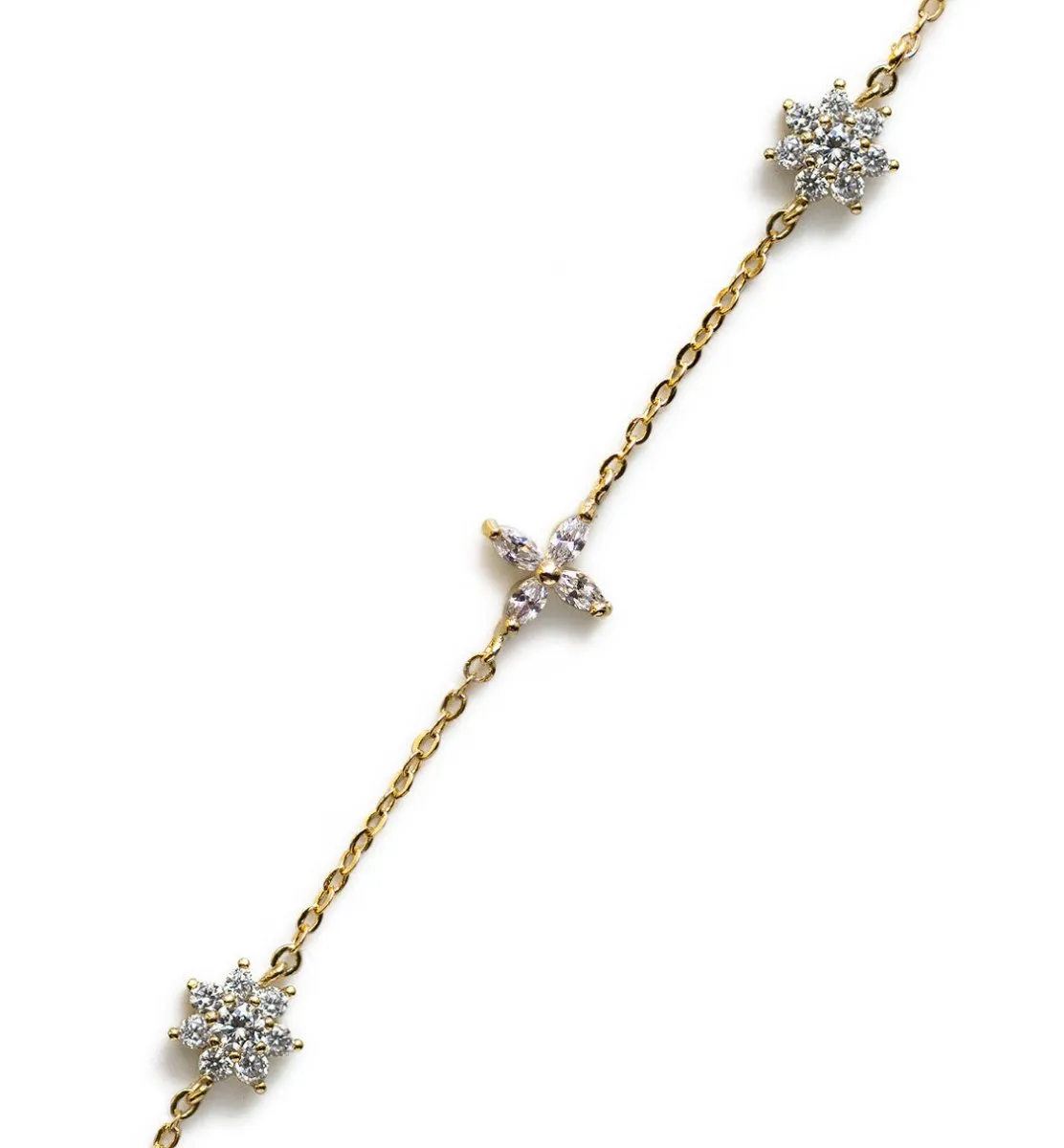 Fleur Pavé Crystal Choker