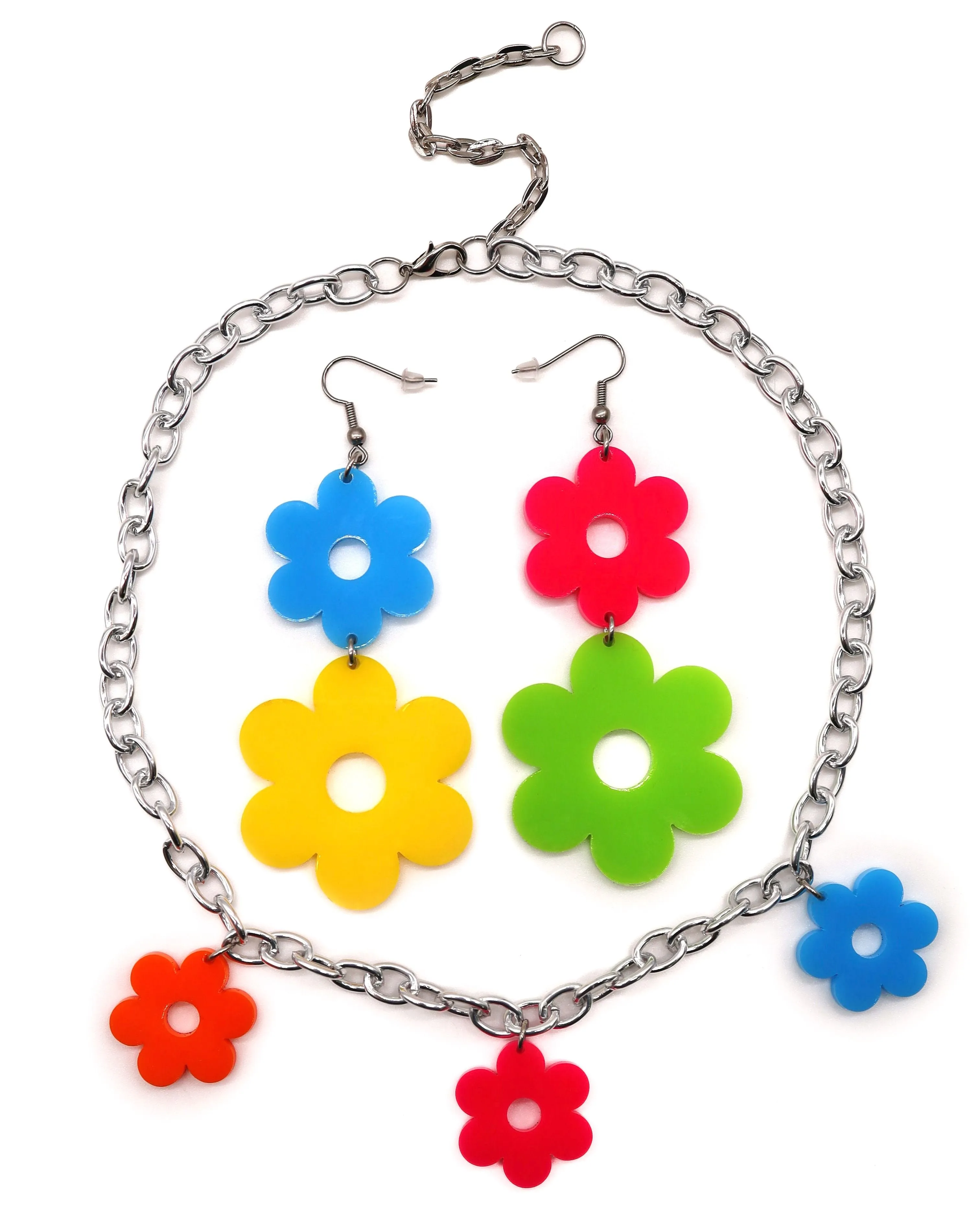 Flower Power Kandi Choker Necklace