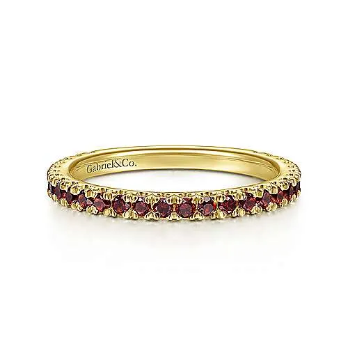 Gabriel & Co. Birthstone Stackable Rings