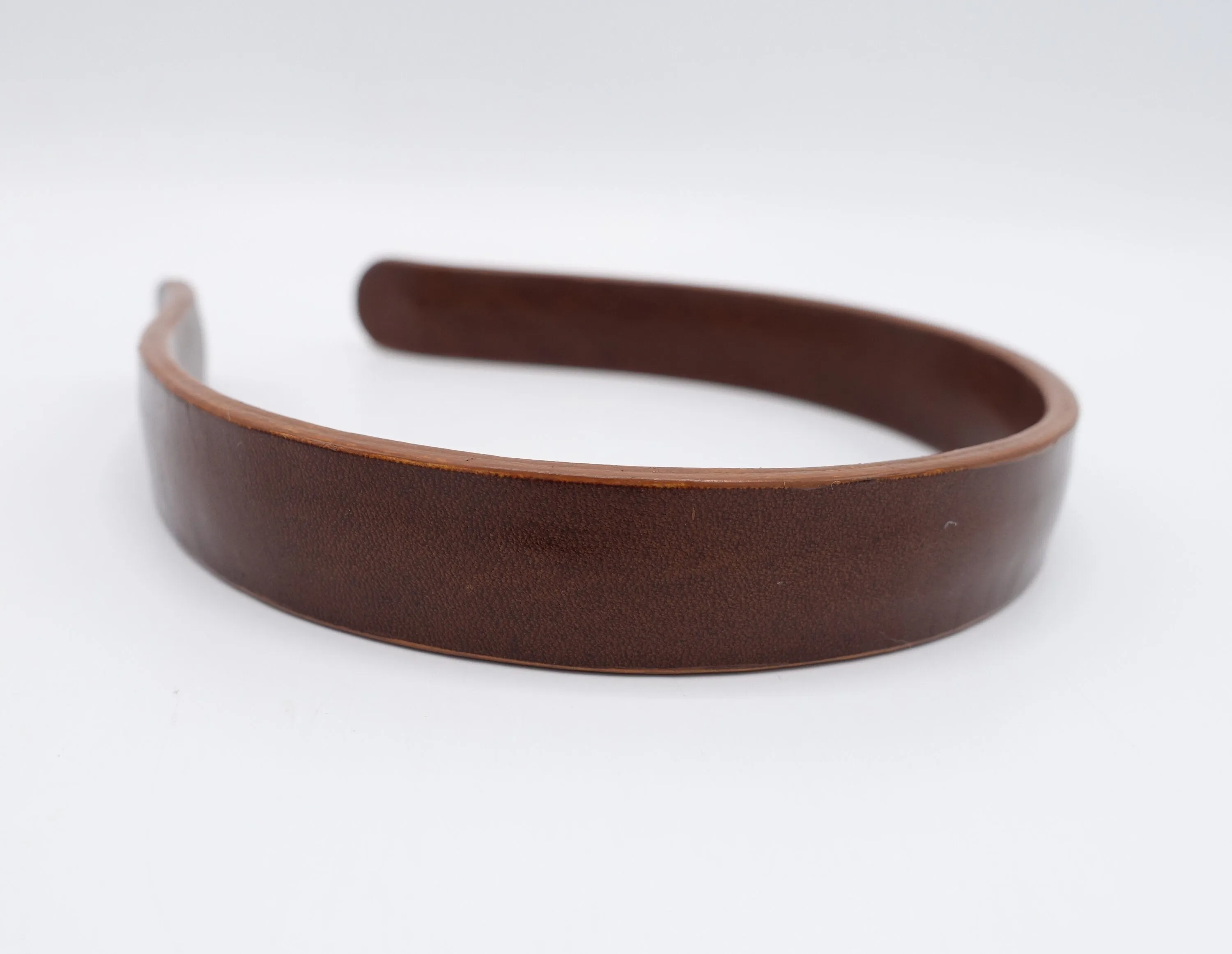 genuine leather headbands, solid leather headband, leather hair accessories for women