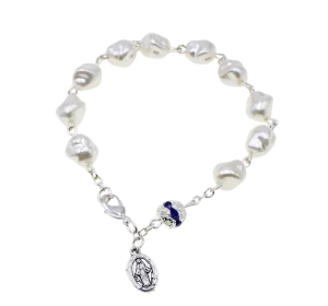 Imitation Freshwater Pearl Bracelet with Lobster Claw Clasp