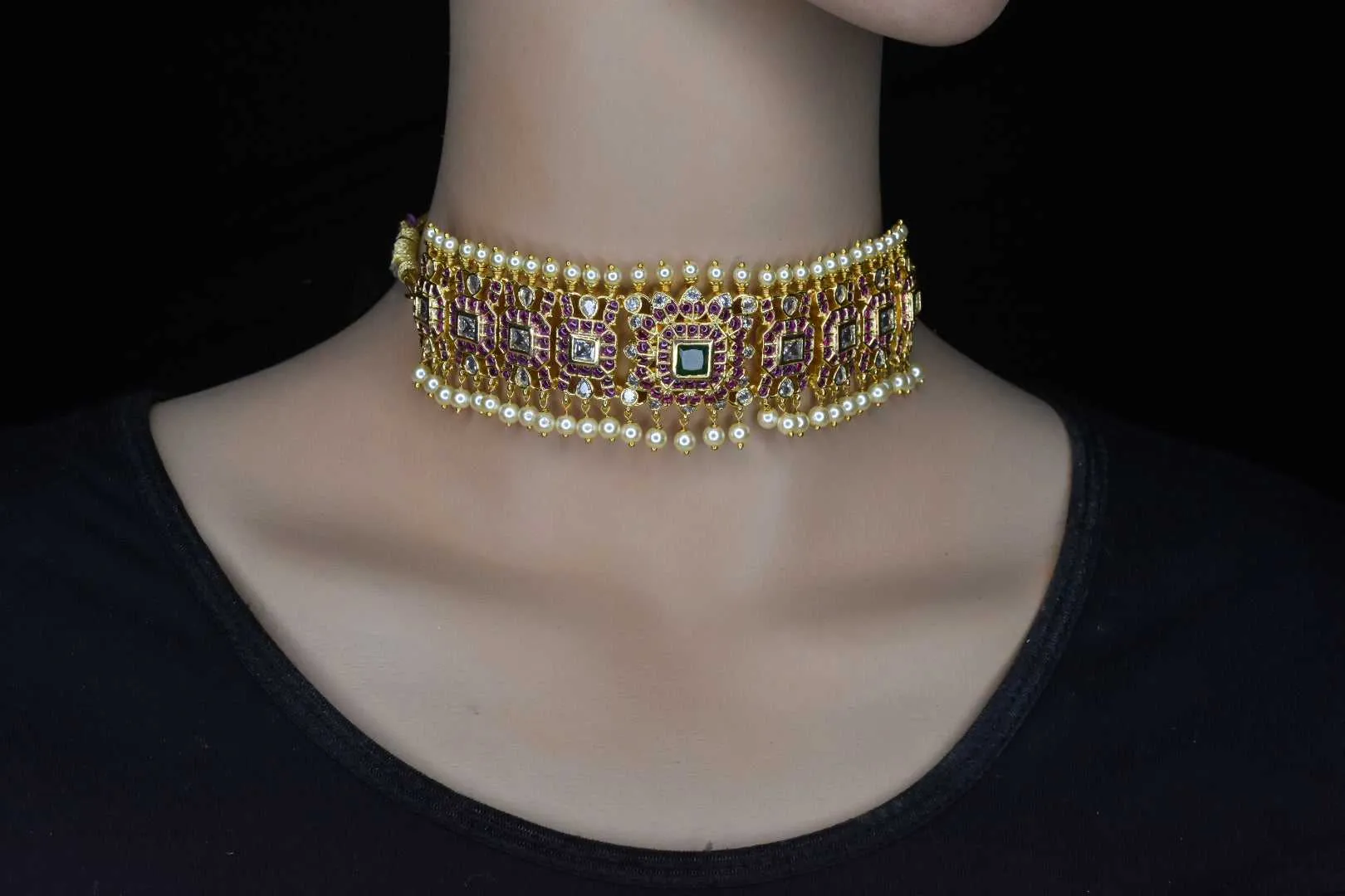 Kemp Choker with Earrings