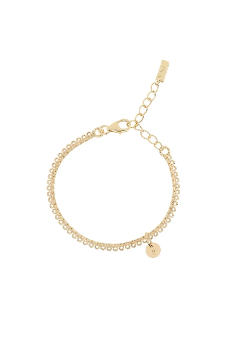 Lace Chain Anklet - Gold