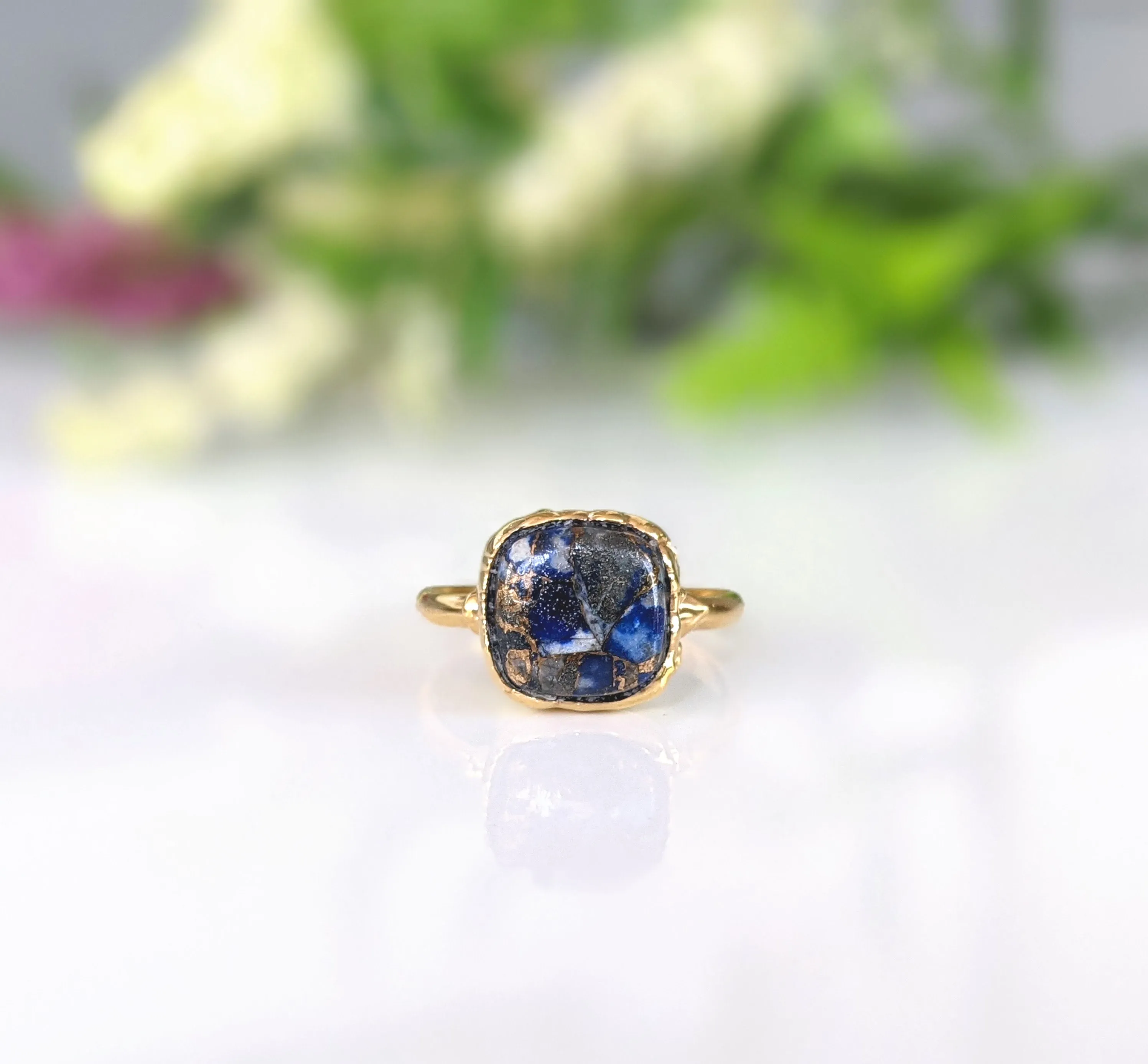 Lapis Lazuli Gold ring