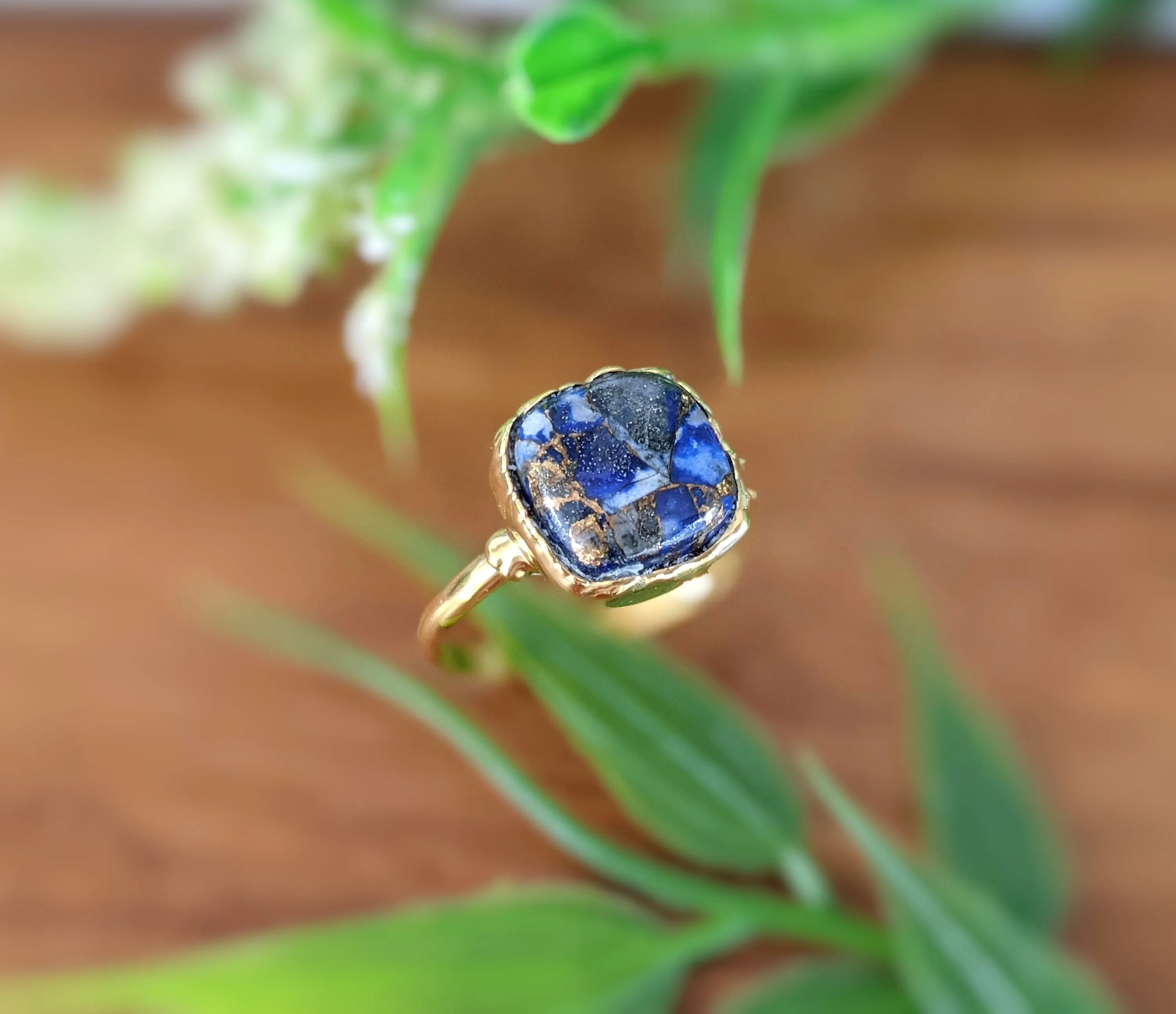 Lapis Lazuli Gold ring