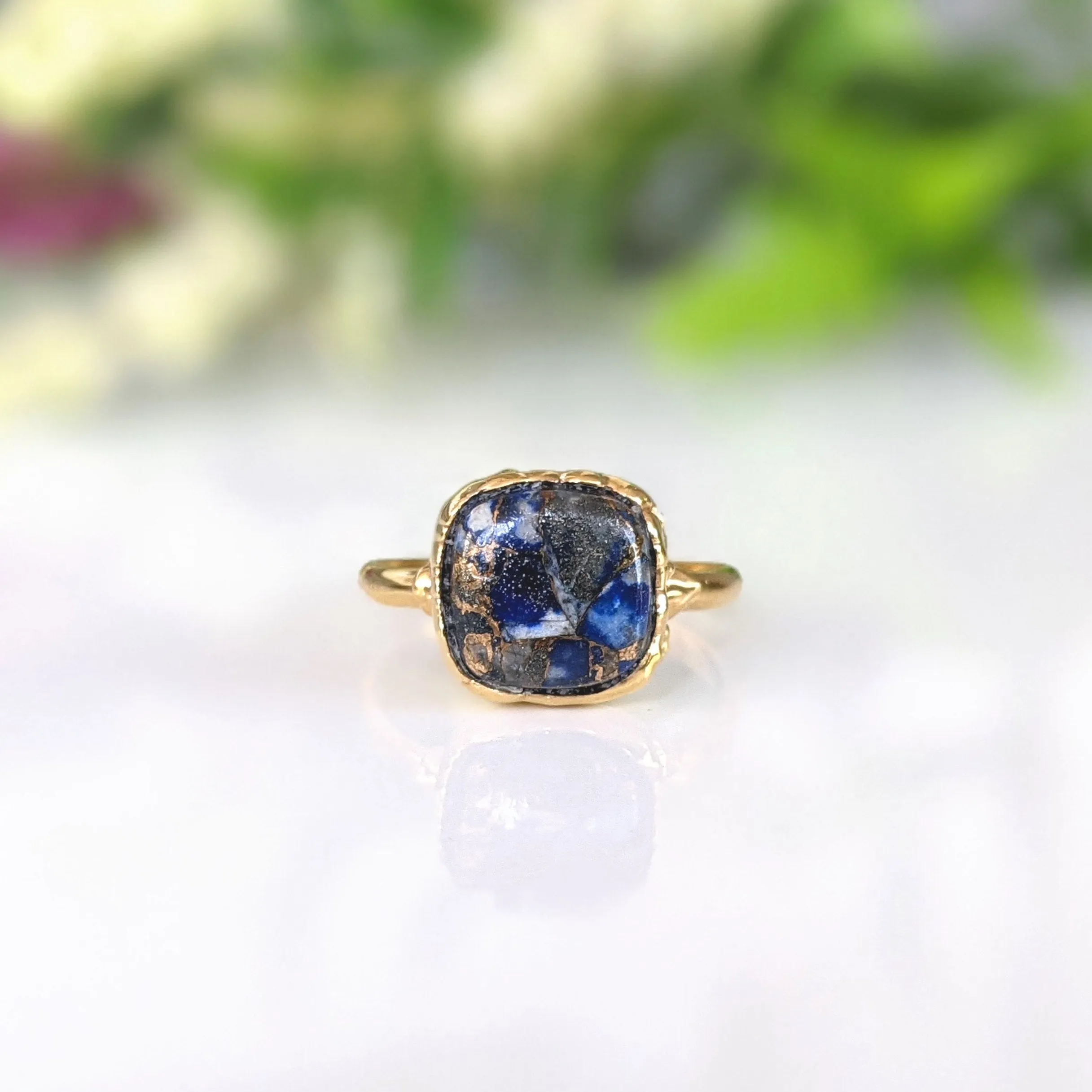 Lapis Lazuli Gold ring