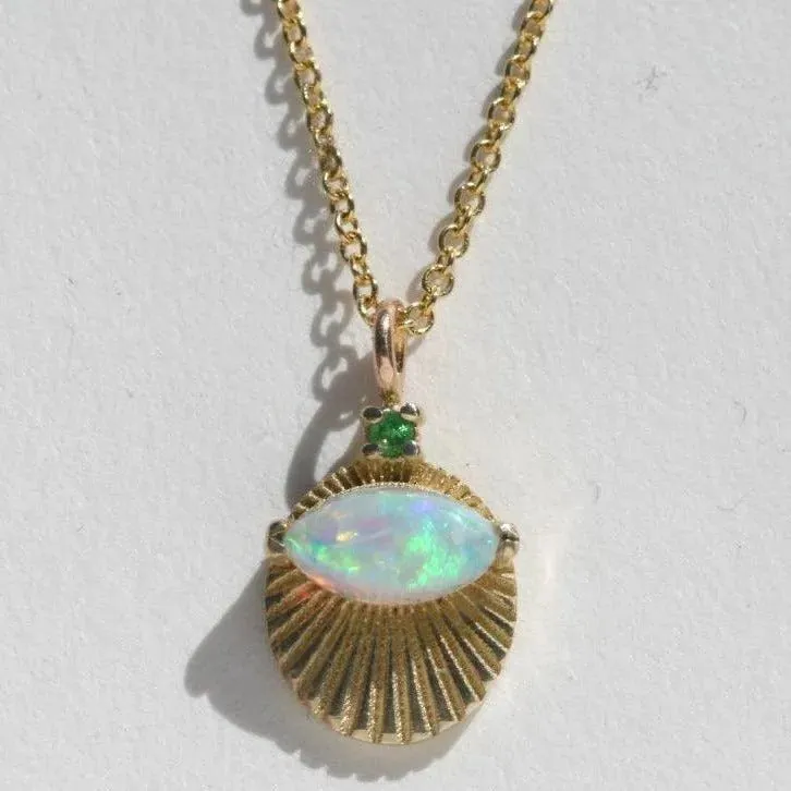 Marquise Opal Light Necklace