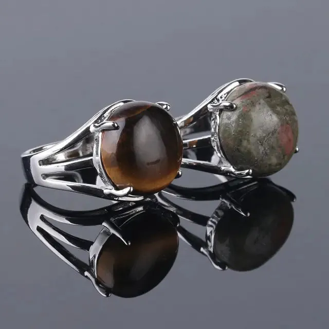 Natural Gemstone Cocktail Ring