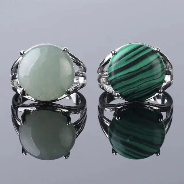 Natural Gemstone Cocktail Ring