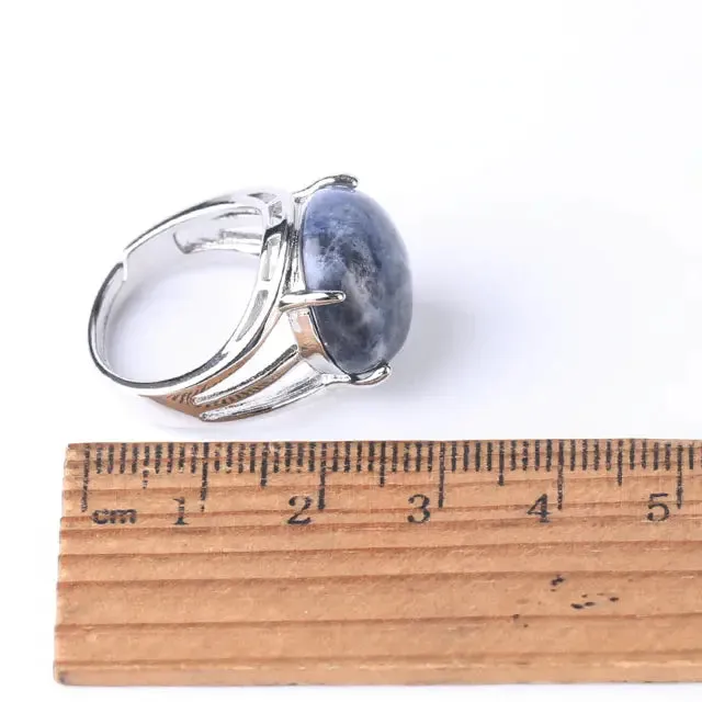 Natural Gemstone Cocktail Ring