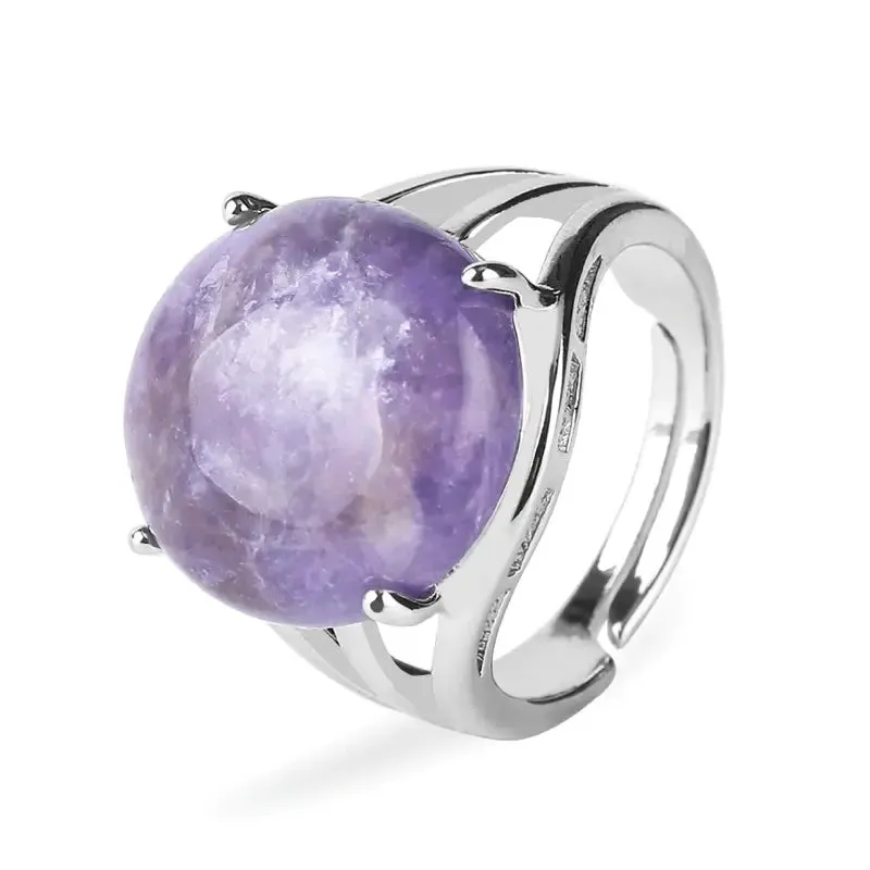 Natural Gemstone Cocktail Ring